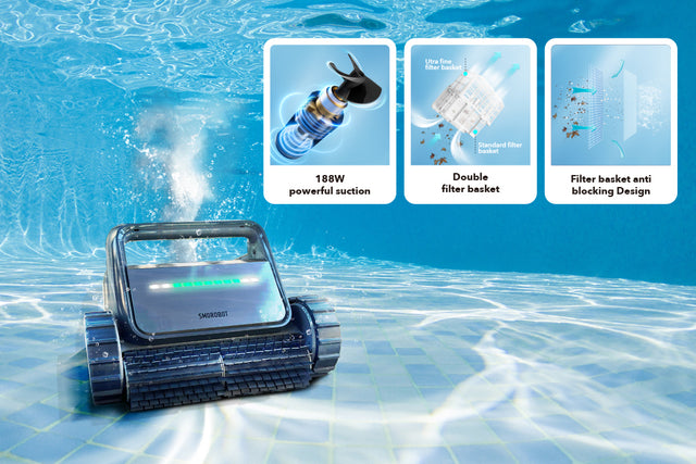 How to Keep Your Pool Sparkling Clean with Smorobot, the Smart Pool Cleaning Robot